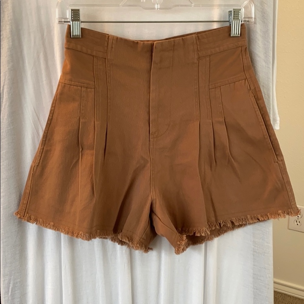High rise shorts